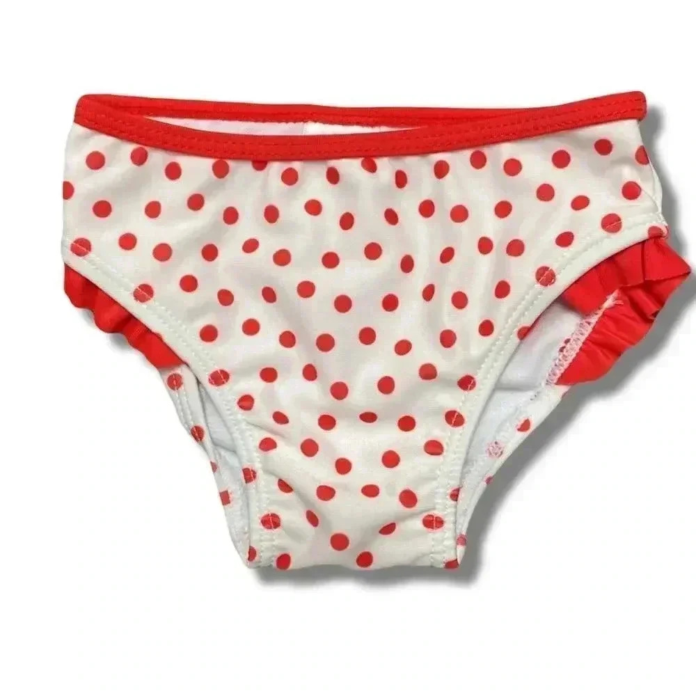 Disney Baby Minnie Mouse 2-Piece Swimsuit Set Red Polka Dot Girls 3-6 Months - Picture 6 of 6